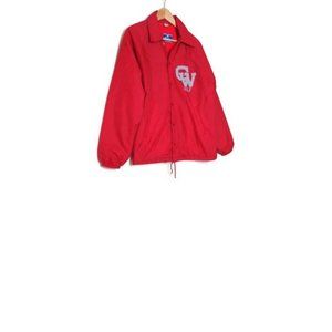 Vintage 80s 70s Champion Red Coach Jacket M